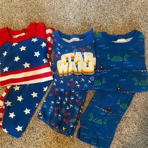 3 Pairs Hanna Andersson Short Johns Size 120 (6-7)